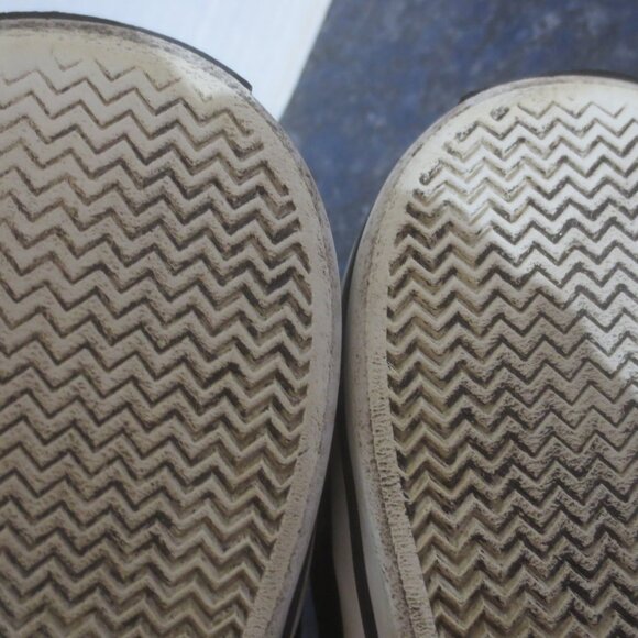 Vintage Retro Old School Black Leather Suede Converse All Star Low Cut Sneakers - Picture 15 of 16